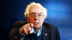 Bernie Sanders Pointing