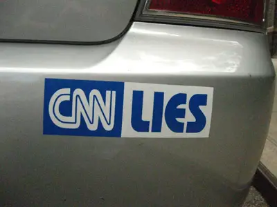 CNN Lies Bumper Sticker
