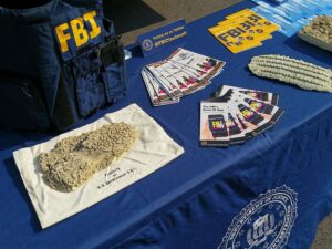 FBI recruitment table