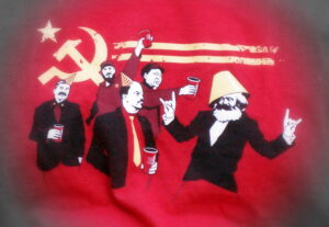 Famous Marxists partying together