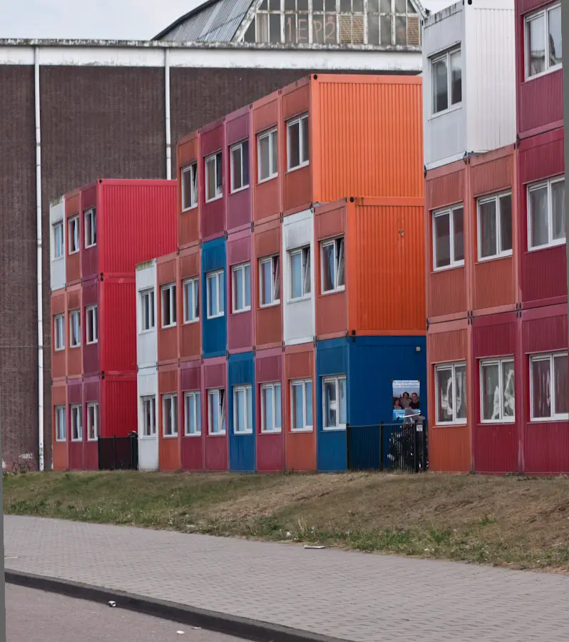 Storage Containers used as housing