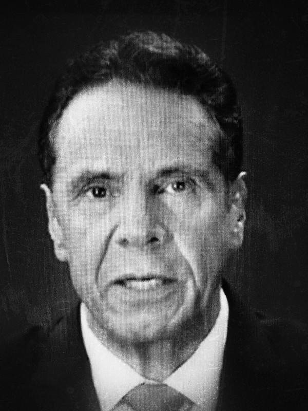 Black and White Andrew Cuomo Picture