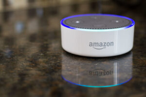 Amazon Echo Dot device.