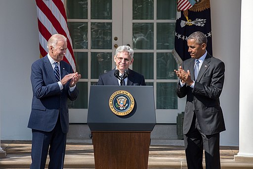Merrick Garland being Applauded by Joe Biden and Barrack Obama