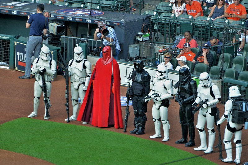 Stormtroopers at Astros Game