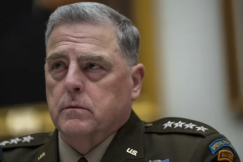 General Milley lost in thought