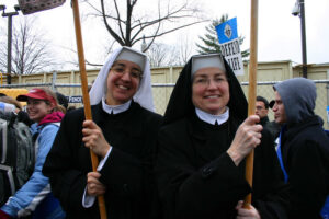 Nuns at Pro-life rally