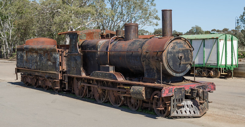 Rusted Old Steam Train