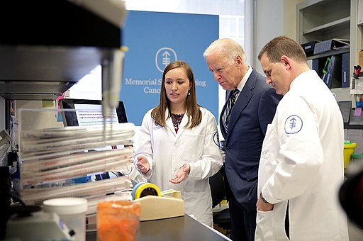 Joe Biden at Research Lab