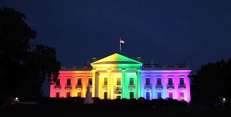 LGBT colored White House