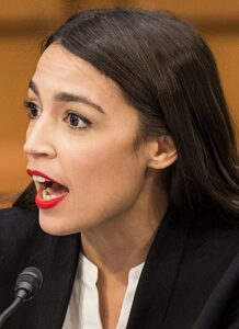 AOC looking outraged