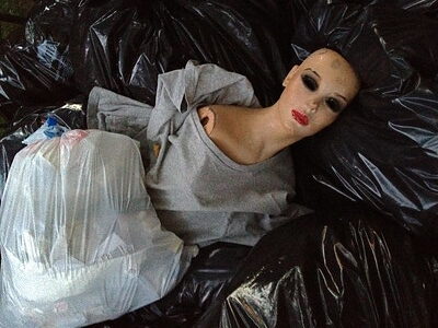 Mannequin in Garbage