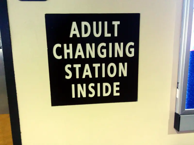 Adult Changing Station Sign