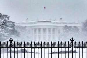 Snowstorm At White House