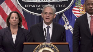 Merrick Garland speaking at Jack Smiths Appointment
